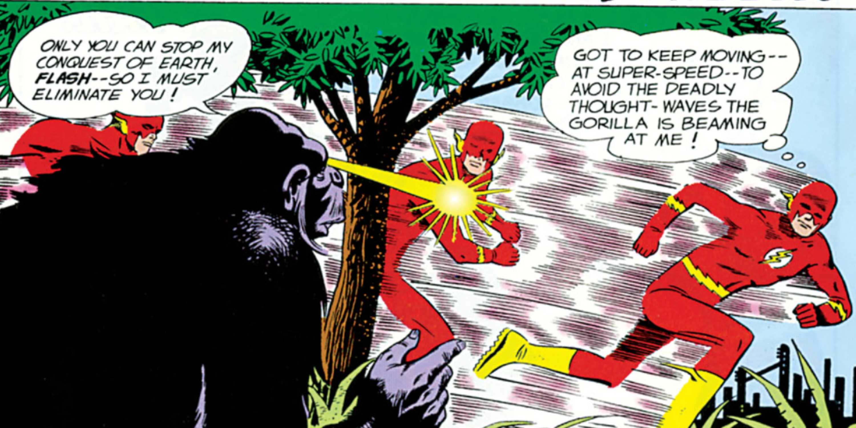 Flash meets Gorilla Grodd
