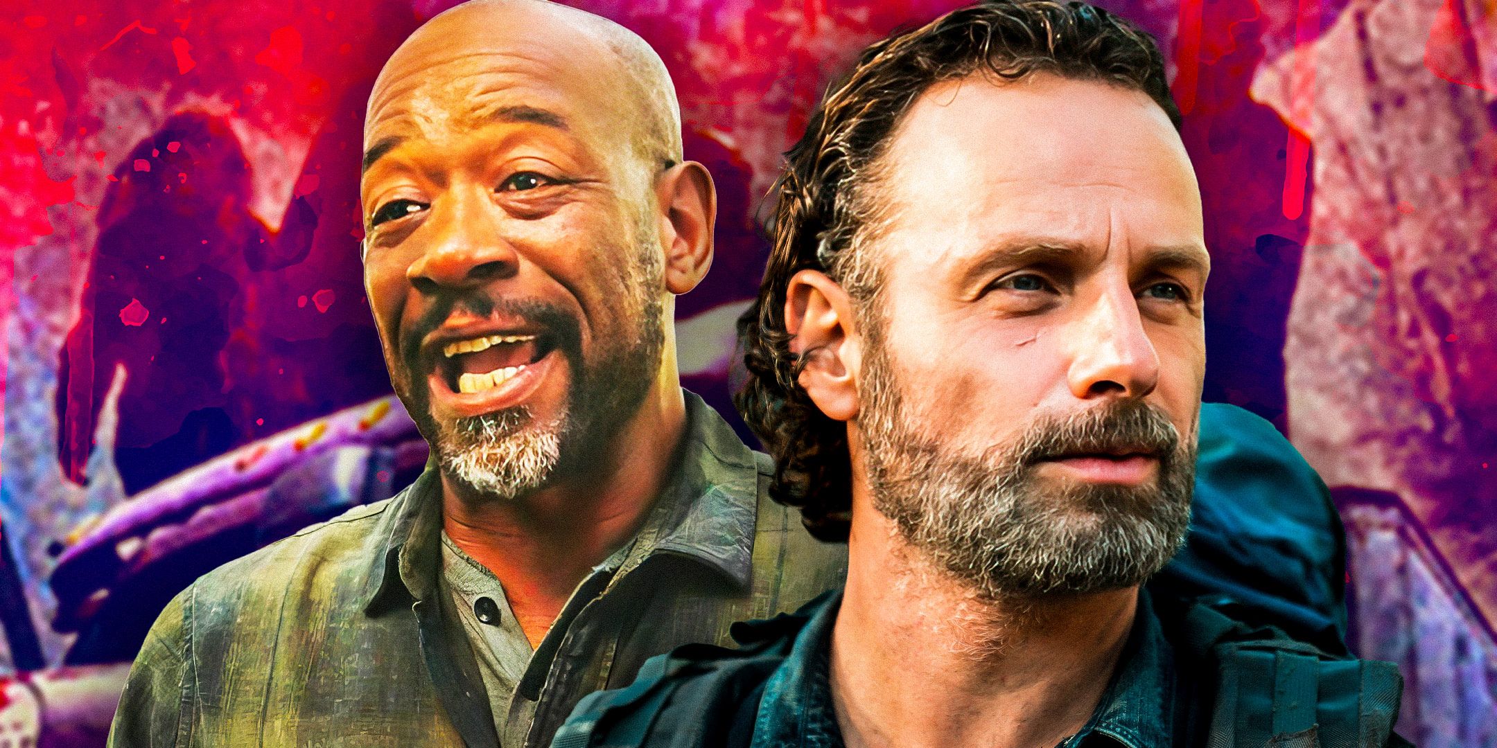 Morgan Jones and Rick Grimes from The Walking Dead Franchise