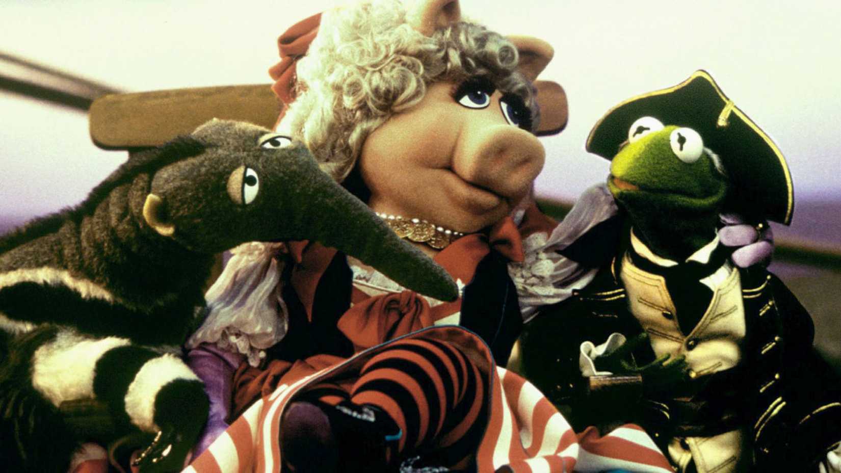 Miss Piggy e Kermit em Muppet Treasure Island (1996)