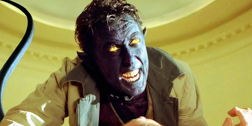 Nightcrawler attacking the president in X2