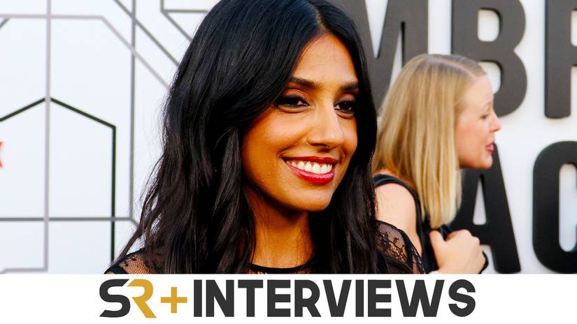 Ritu Arya during The Umbrella Academy red carpet interview