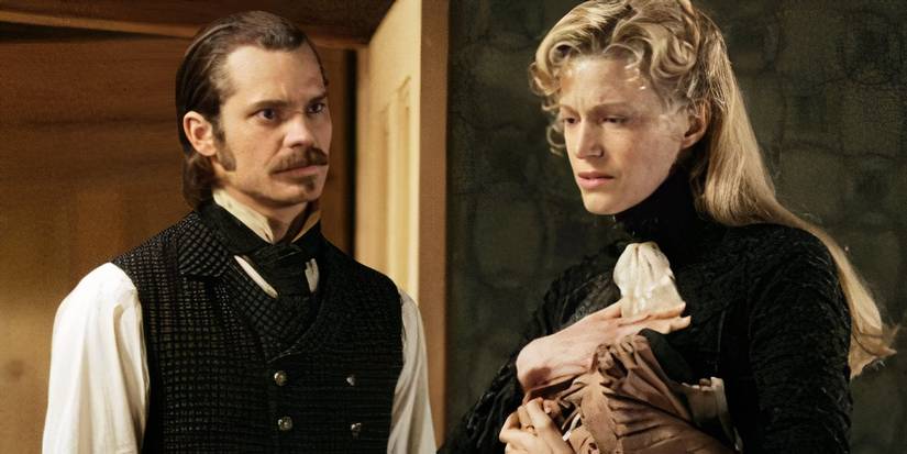 10 Western TV Shows Everyone Should Watch At Least Once 9 Seth looking at Martha Bullock in Deadwood