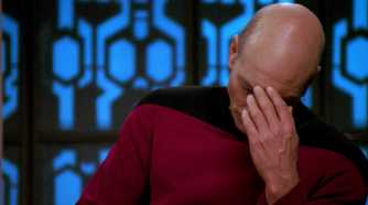 picard facepalm at injustice picard facepalm at injustice