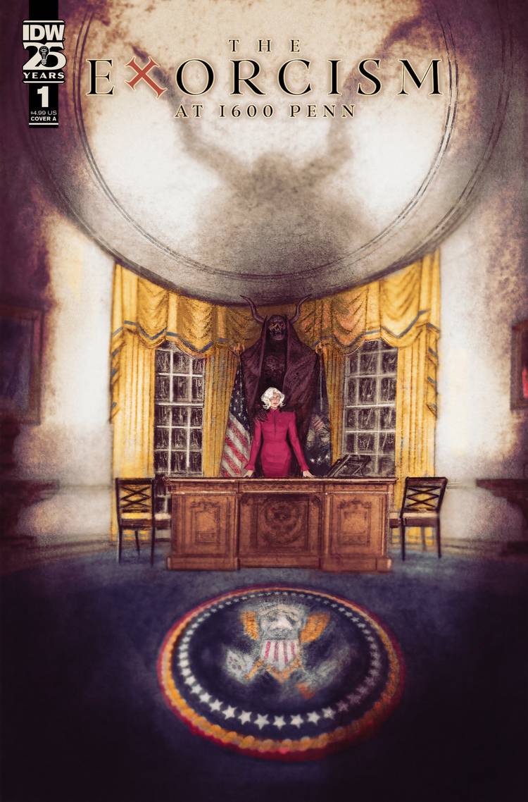 The Exorcism at 1600 Penn #1 Main Del Rey Comic Cover Art