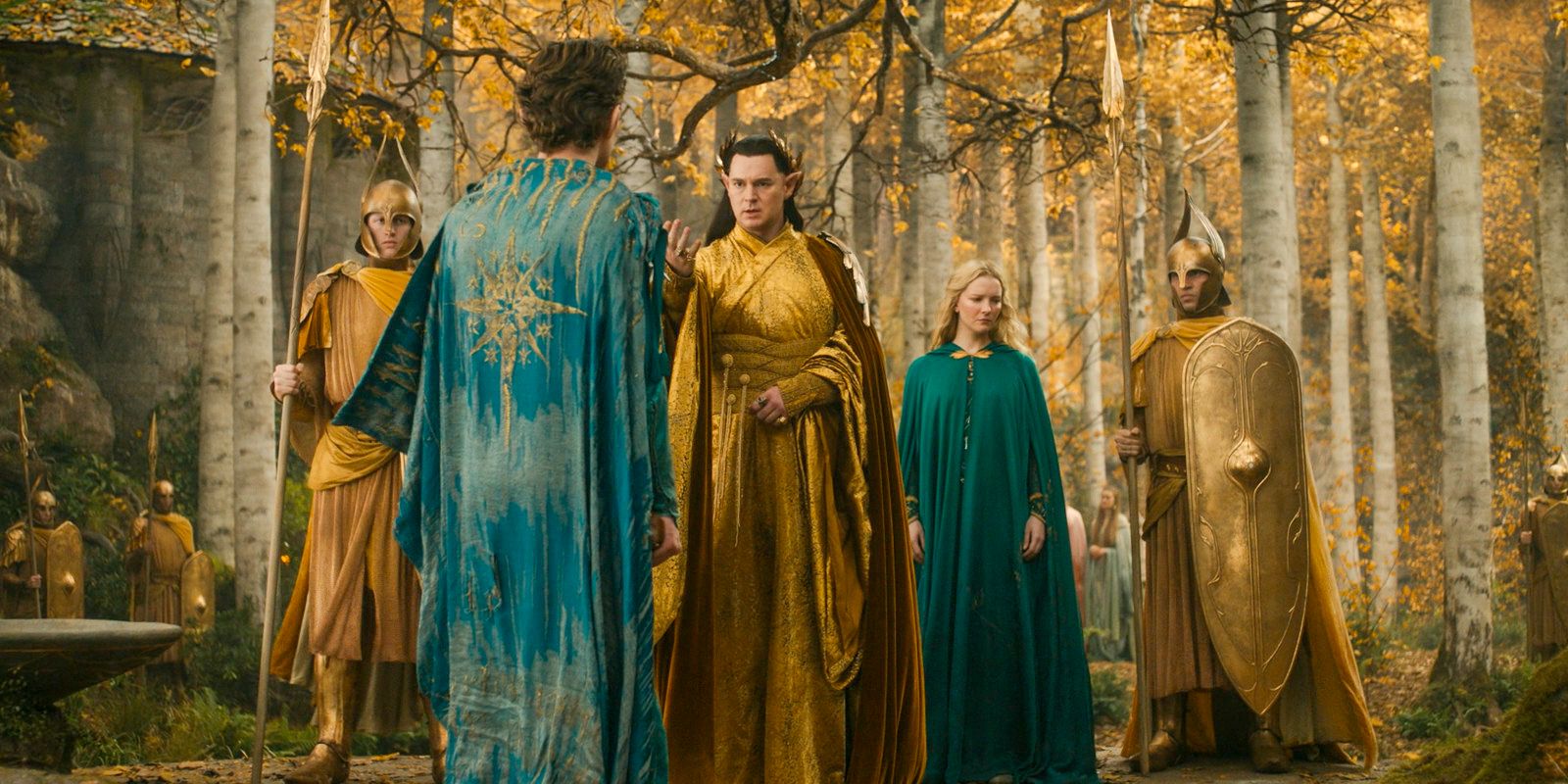 The High King asks Elrond to surrender the Rings in The Lord of the Rings: The Rings of Power Season 2 Episode 1