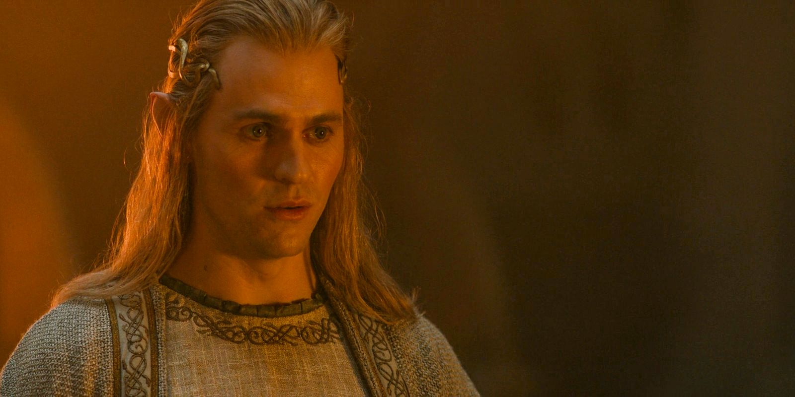 Sauron (Charlie Vickers) as Annatar, Lord of Gifts in The Lord of the Rings: The Rings of Power Season 2 Episode 2