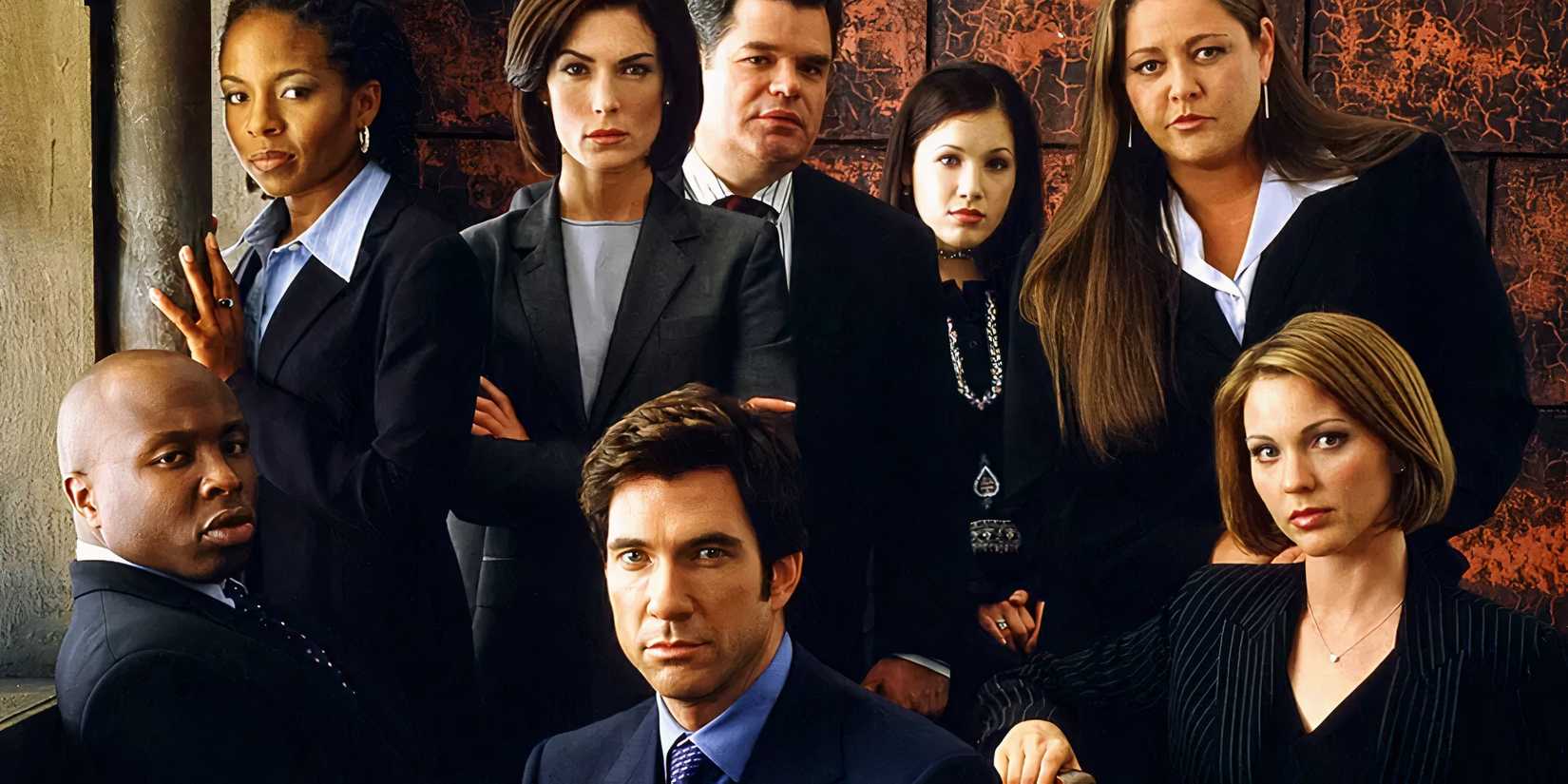 Elenco de The Practice em cena