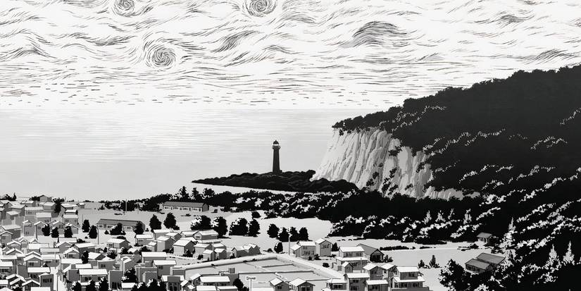 The spiralling city in Junji Ito's Uzumaki