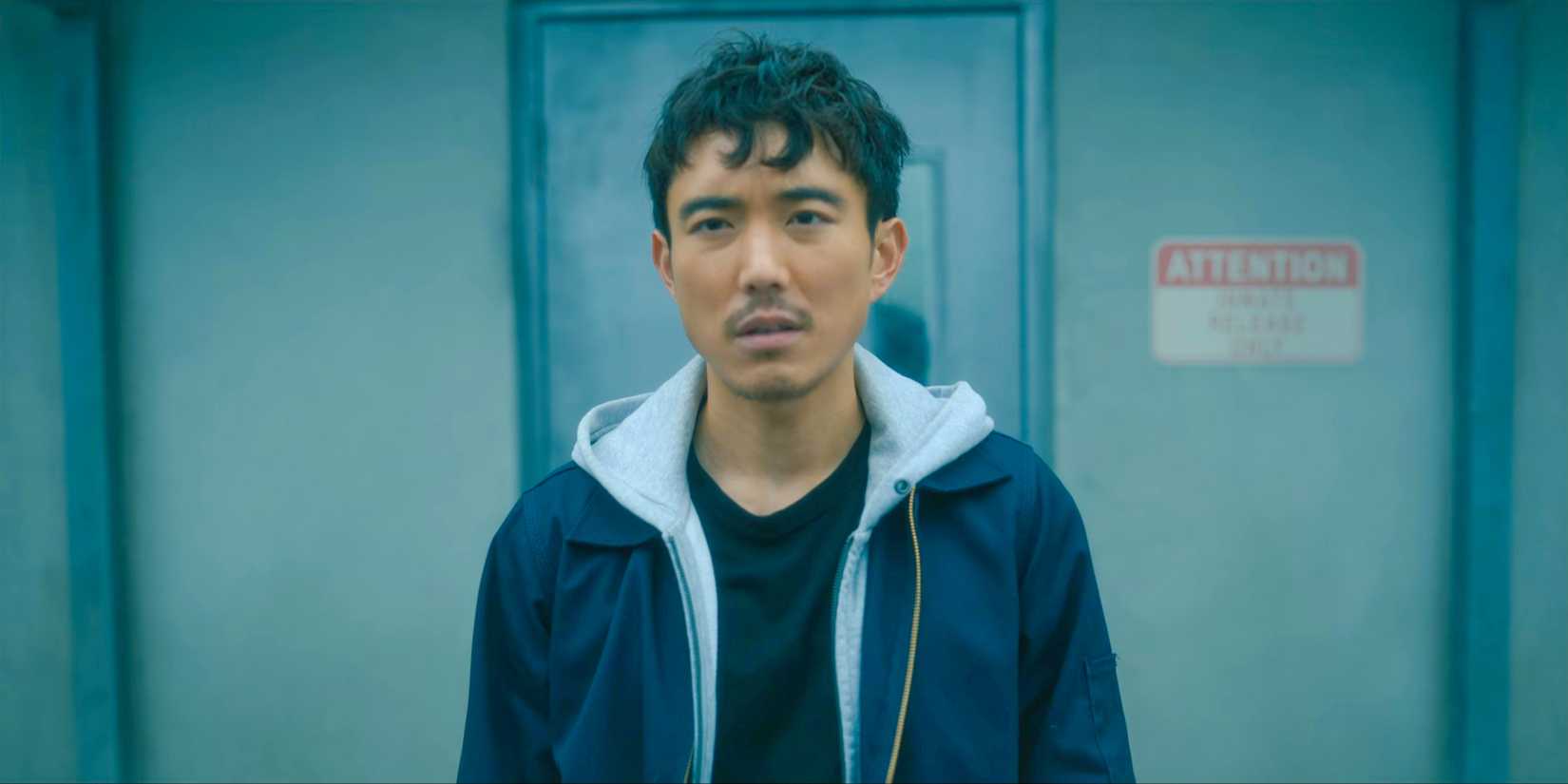 Ben (Justin H. Min) leaving prison in The Umbrella Academy Season 4 Episode 1