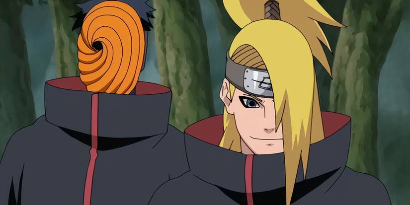 Tobi e Deidara em Naruto Shippuden
