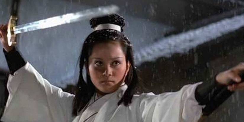 The Black Tavern Ku Feng, as Zheng Shoushan the Whip Master, and Li Li, as the crane style fighter