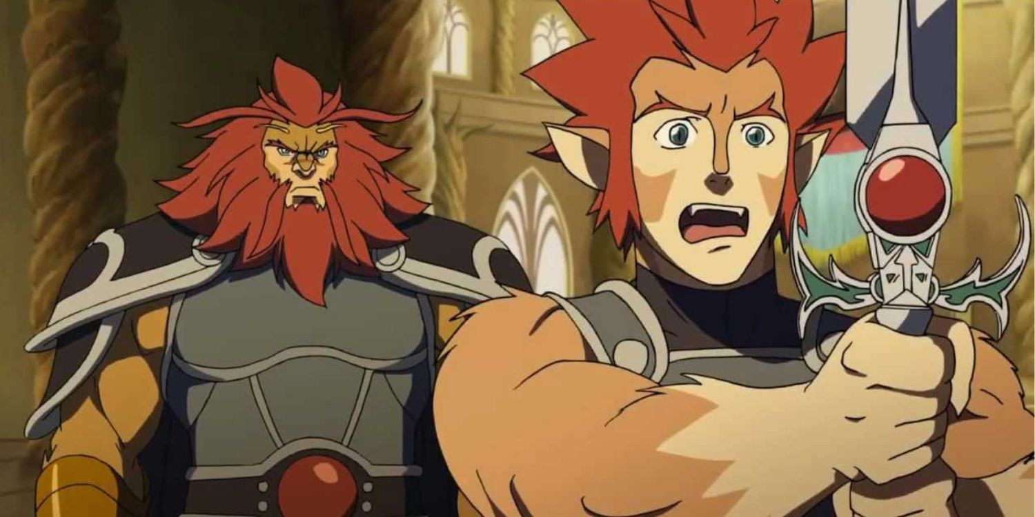 Thundercats 2011 Lion-O voiced by Will Friedle figuring out sword