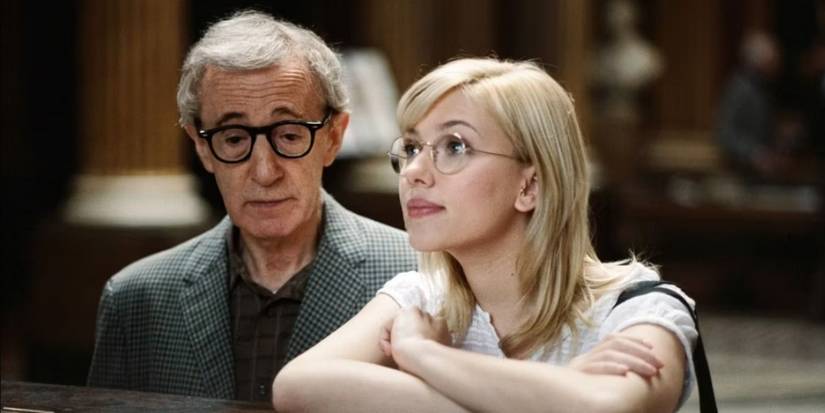 woody allen and scarlett johansson in scoop 1