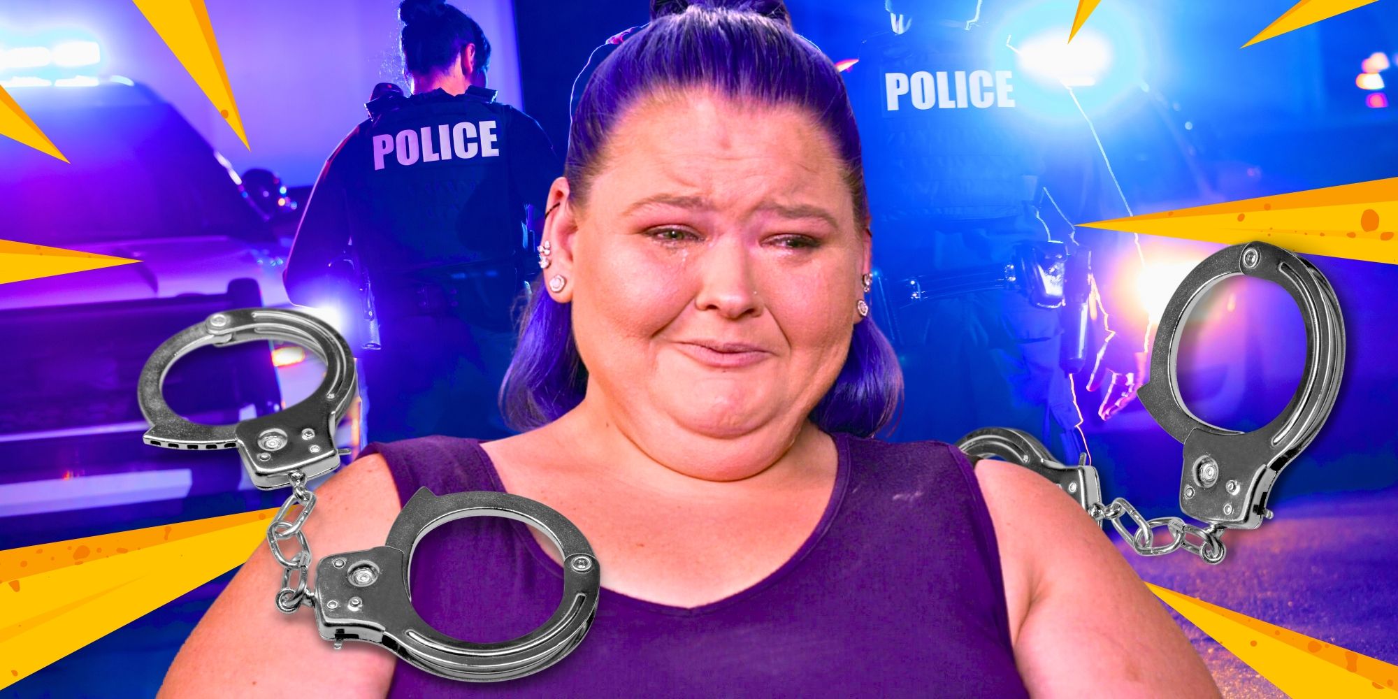 Amy Slaton, das 1000-Lb Sisters, chora em meio a algemas e policiais.