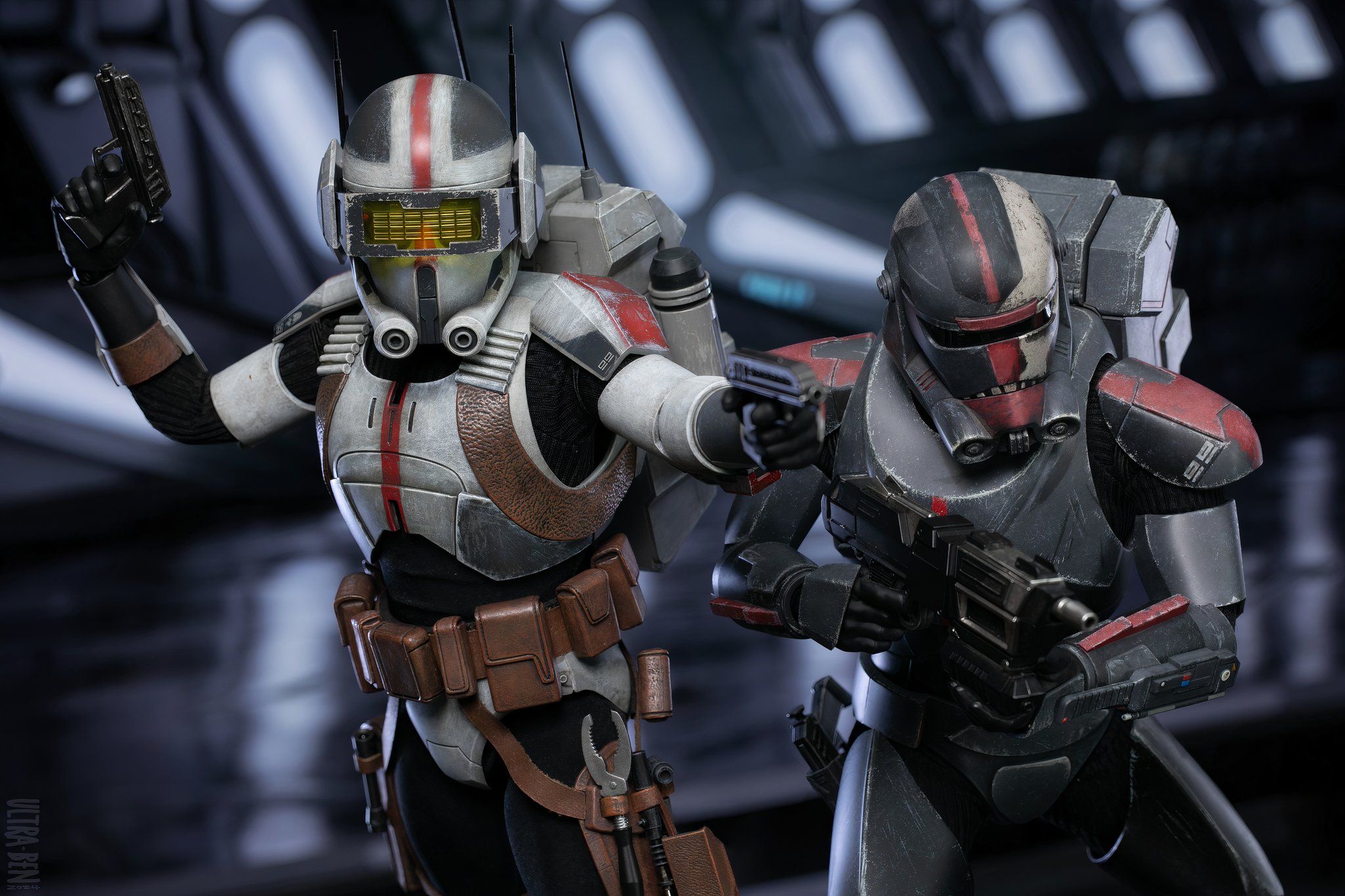 Star Wars Hot Toys Bring Key Mandalorian & Bad Batch Characters To Life