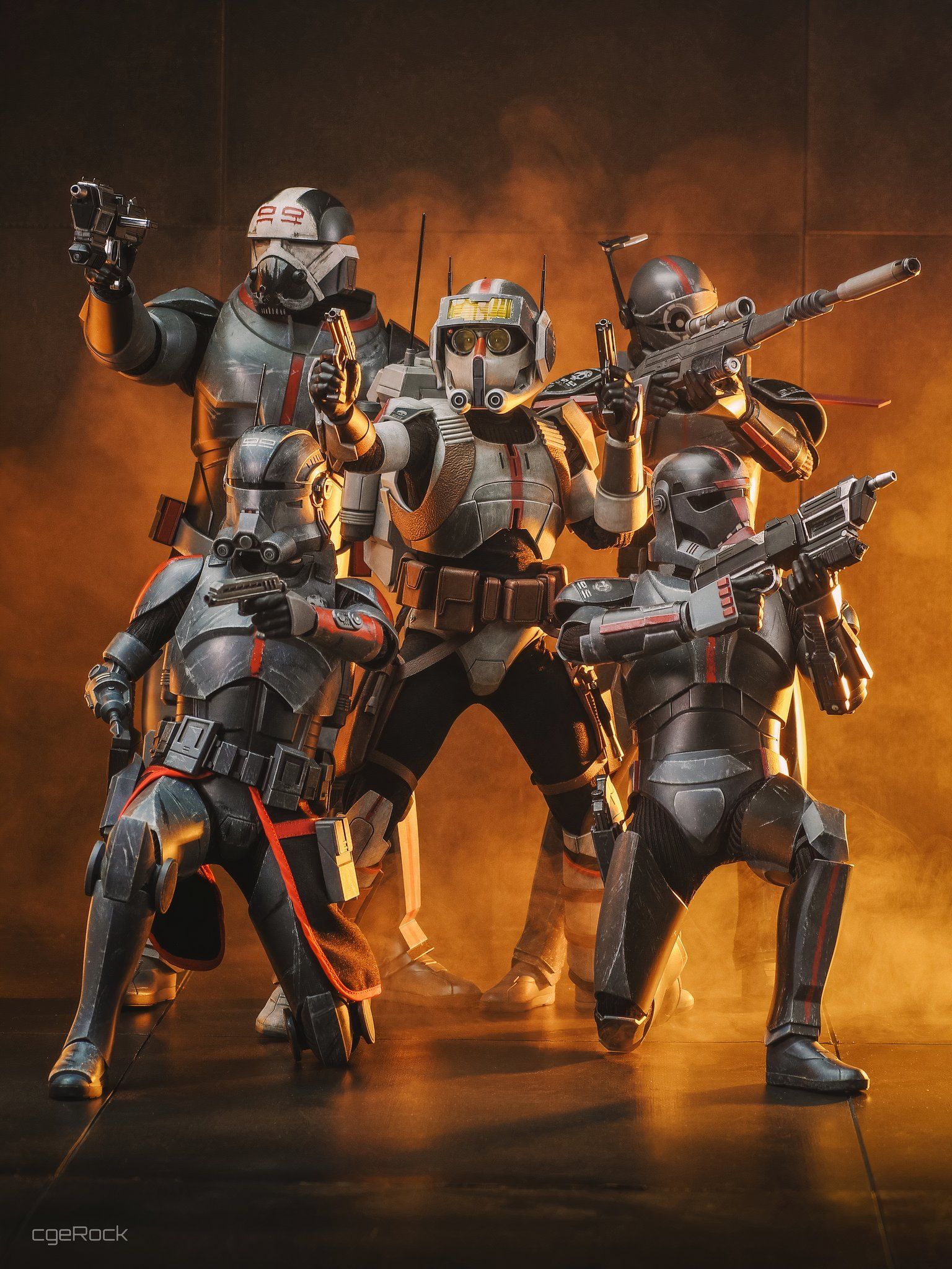 Star Wars Hot Toys Bring Key Mandalorian & Bad Batch Characters To Life