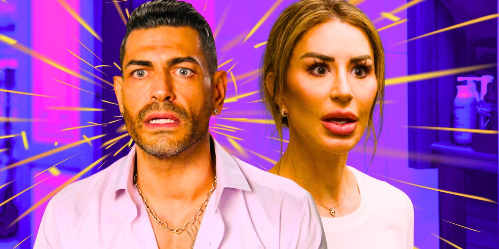 90 Day Fiancé's Sarper Güven and Shekinah Garner look stunned