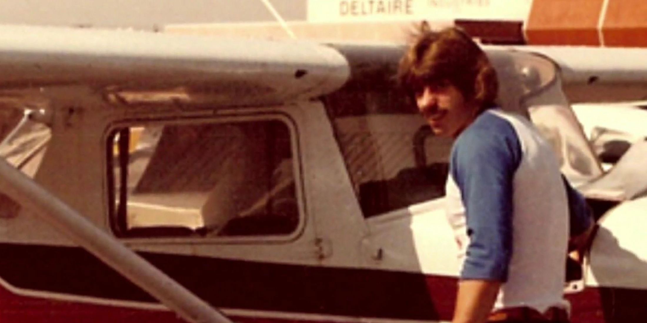 A man standing next to a cessna plane in the Dateline episode At The Bottom of the Lake