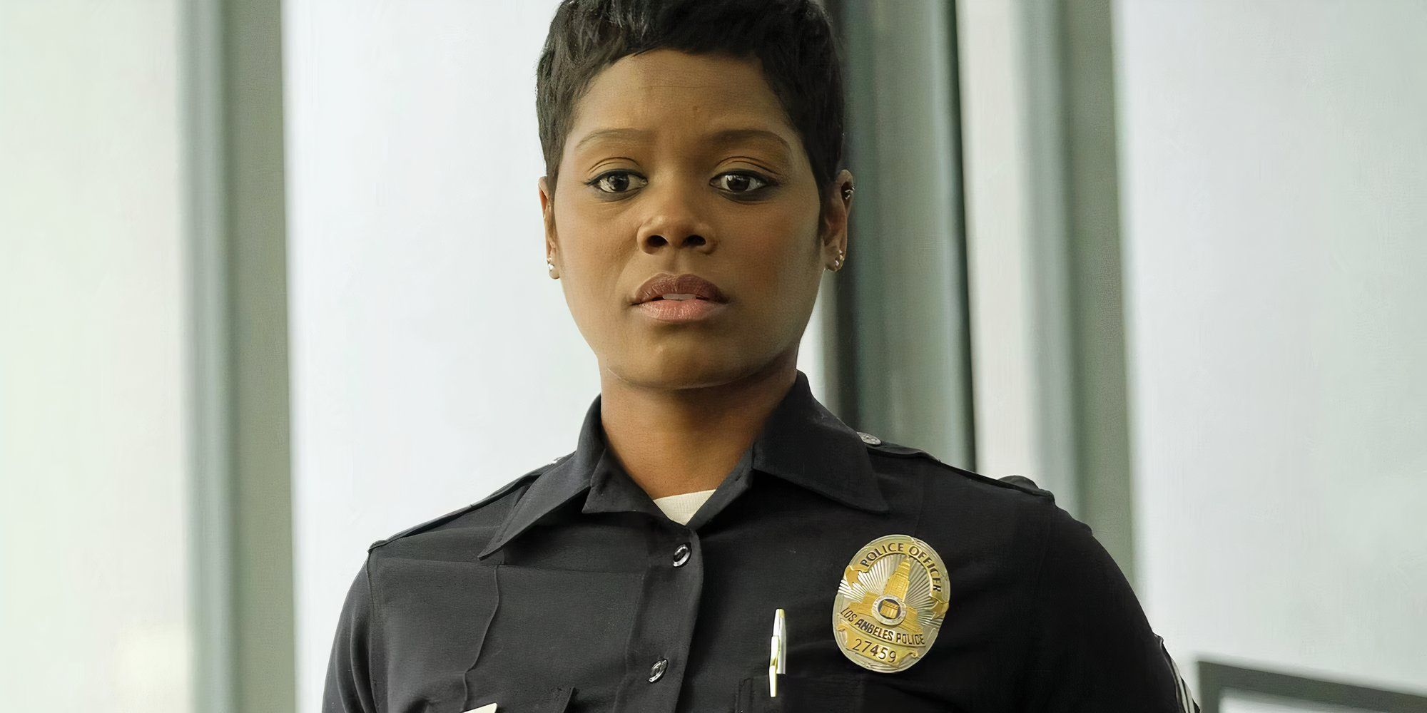 Afton Williamson's Talia Bishop in The Rookie