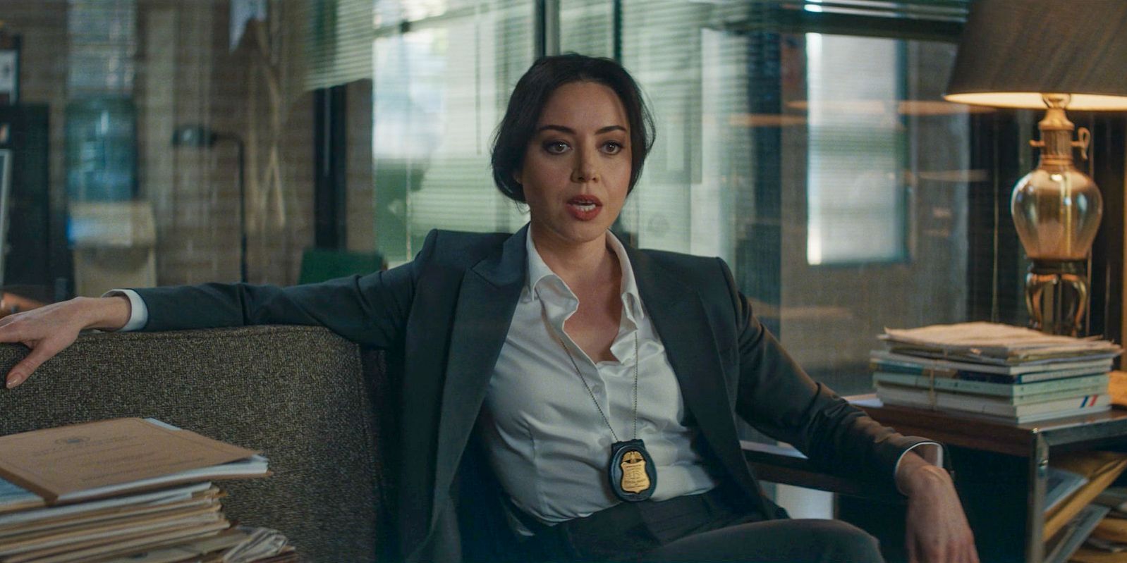 Rio Vidal (Aubrey Plaza) is a police officer and partner of Agnes/Agatha Harkness (Kathryn Hahn) in Agatha All Along Season 1 Episode 1