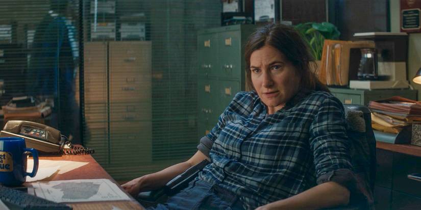 Agatha Harkness (Kathryn Hahn) caught up in a detective thriller in Agatha All Along Season 1 Episode 1