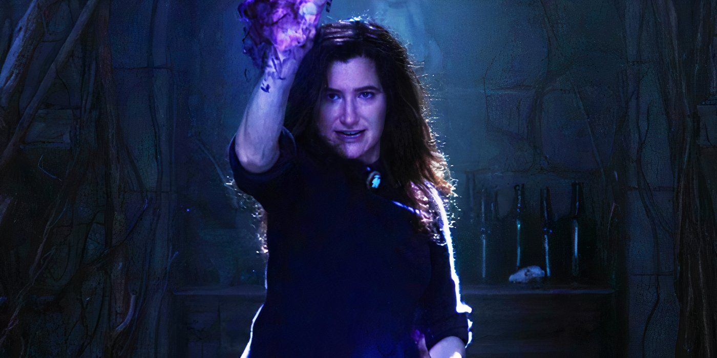 Agatha Harkness using magic in WandaVision