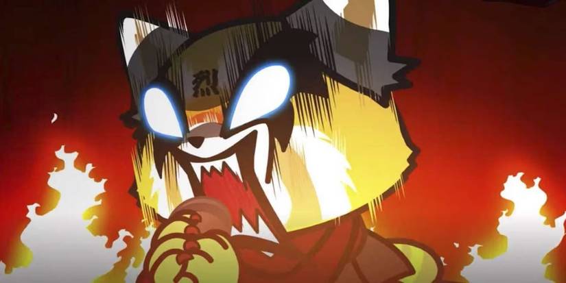 Retsuko Raging Her Frustrations Using Death Metal in Aggretsuko