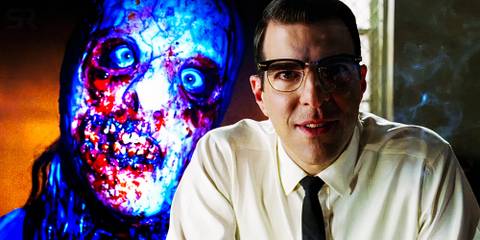 American Horror Story Asylum Bloody Face and Dr Oliver Thredson