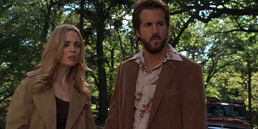 Ryan Reynolds looking offscreen in Amityville Horror