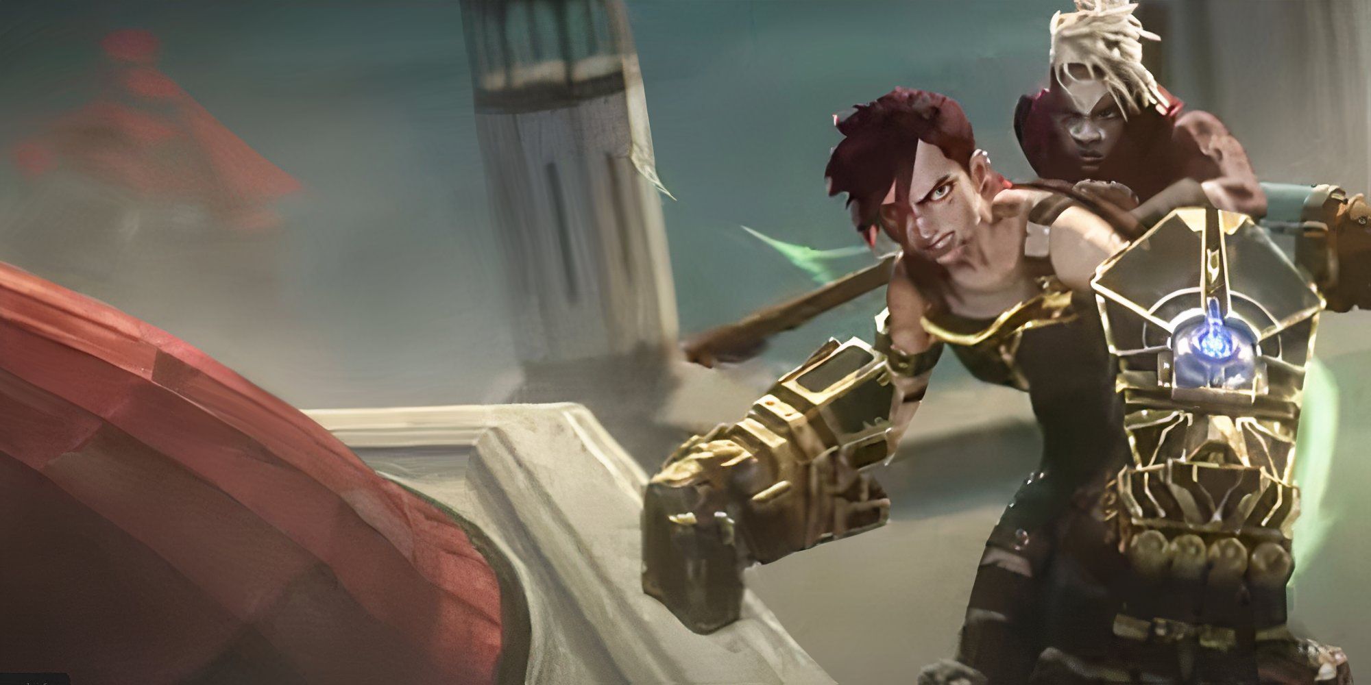 Arcane Season 2 Trailer featuring Vi and Ekko going into battle