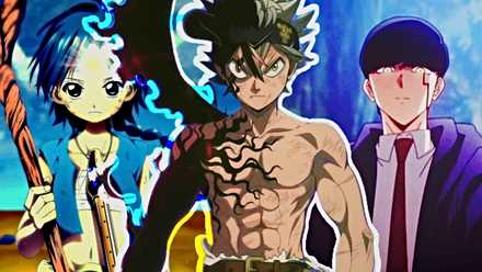 Asta, Aladdin from Magi and Mash from Mashle, animes for Black Clover fans