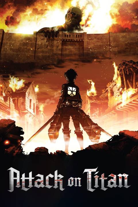 Pôster do anime Attack on Titan (2013)