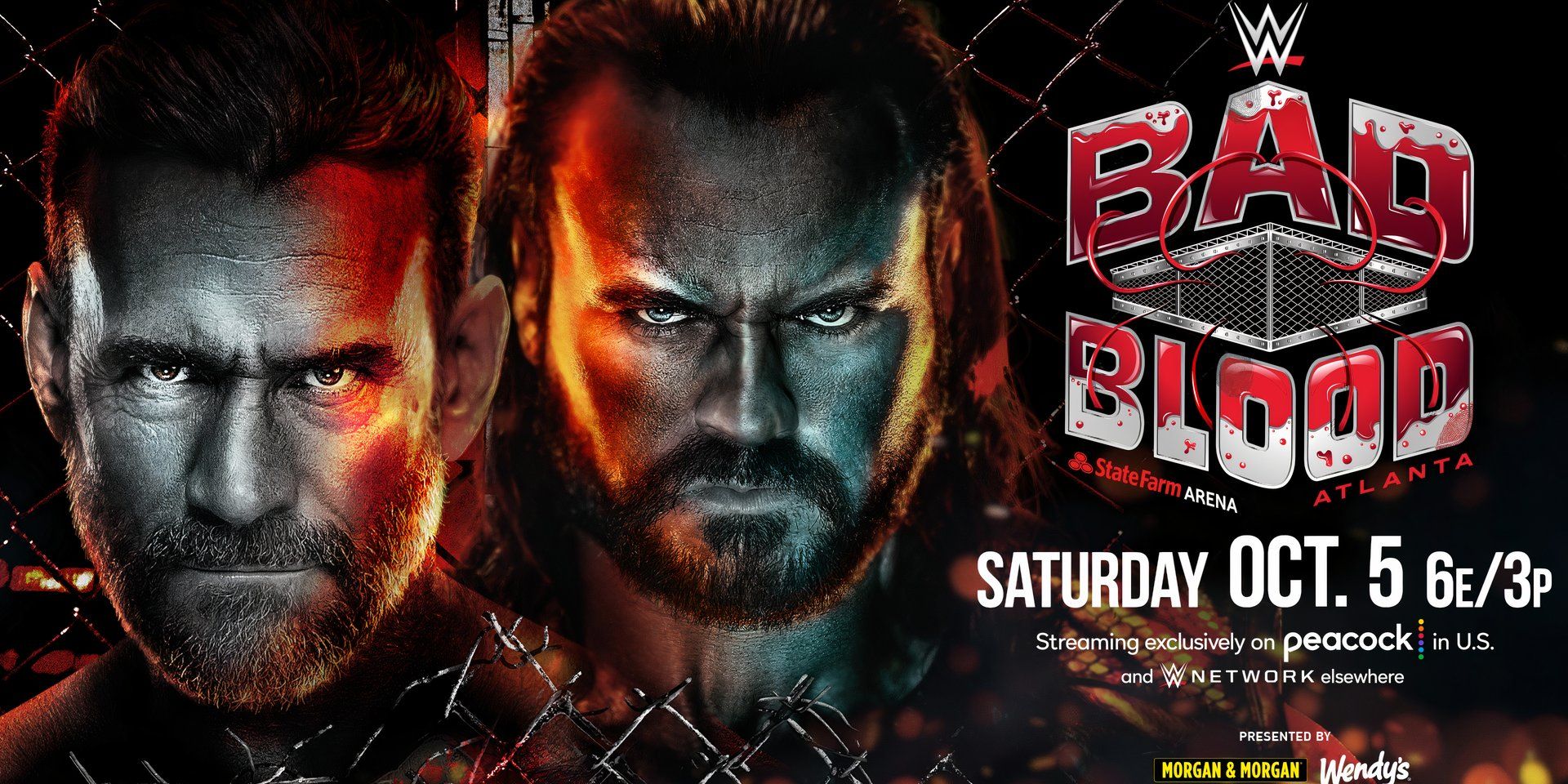 Nuevo cartel de CM Punk vs. Drew McIntyre en Bad Blood 2024