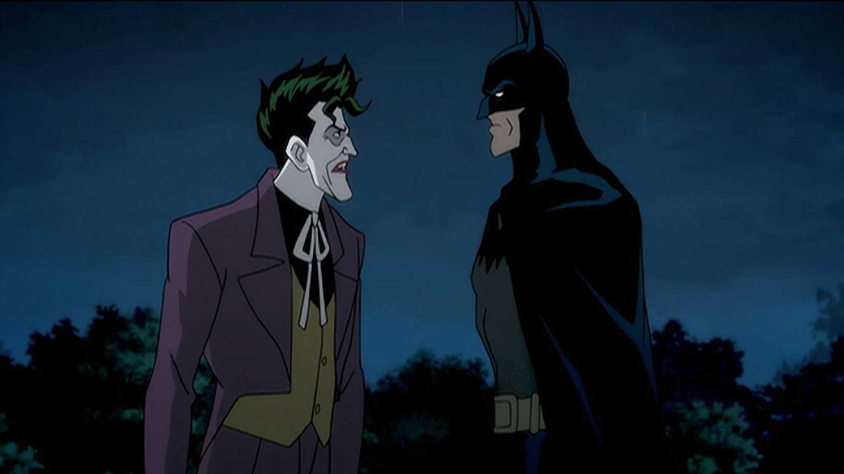 Batman e Coringa conversando em The Killing Joke