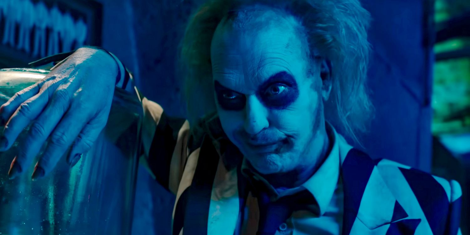 Beetlejuice 2 de Tim Burton repite el truco del genio villano de Michael Keaton de la película original