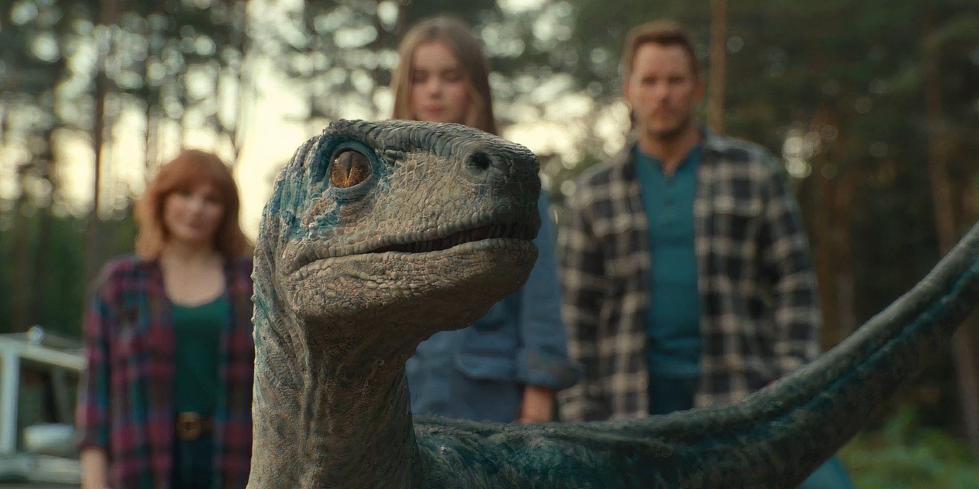 Explicación de lo que sucede con el paquete Velociraptor de Blue en las películas de Jurassic World