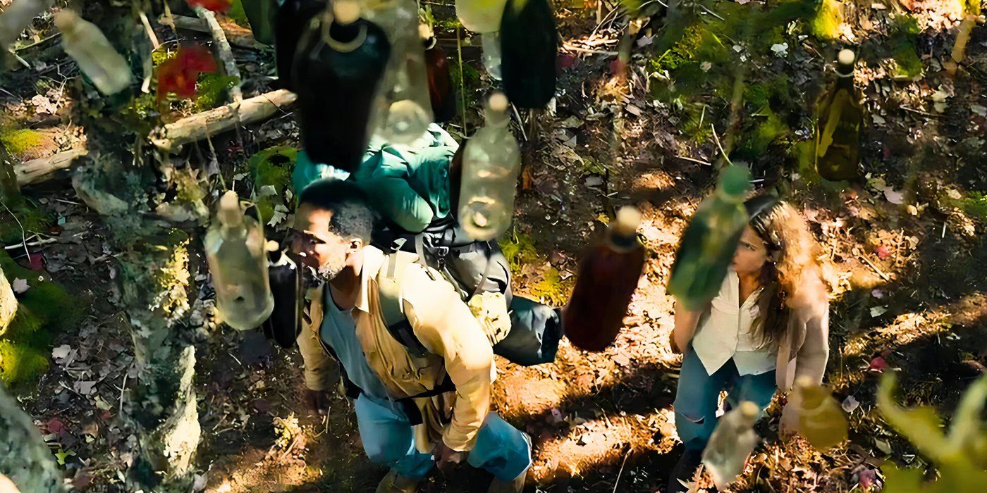 Boyd and Sara find the bottle tree in From