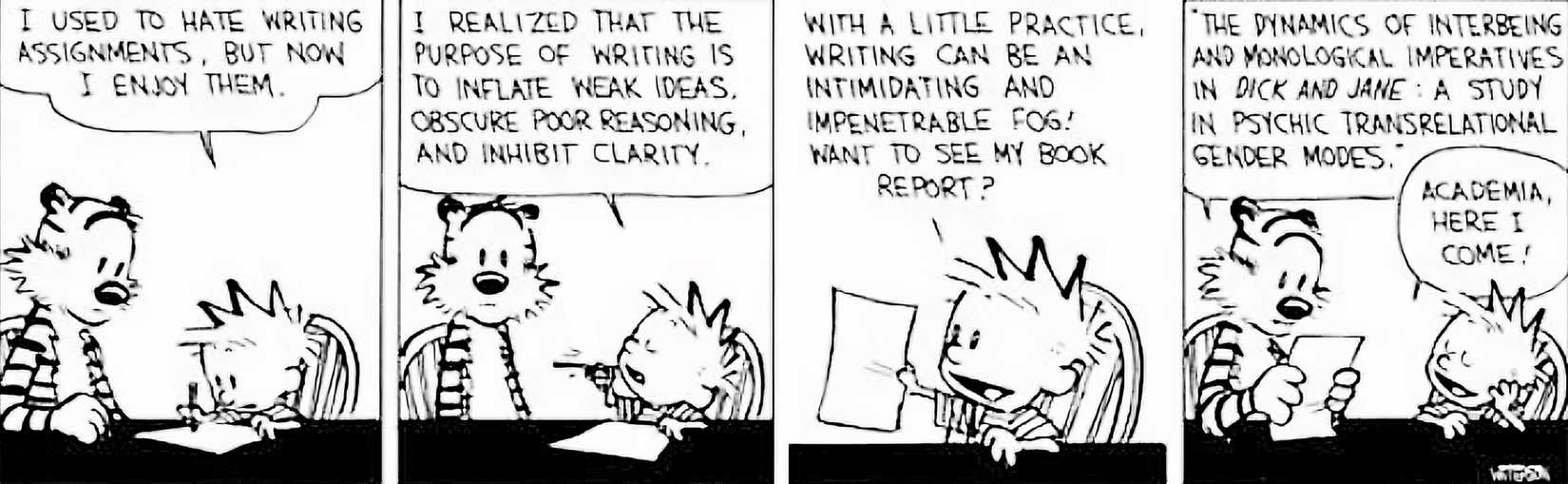 10 Genius Calvin and Hobbes Comics That Make Writing Hilarious