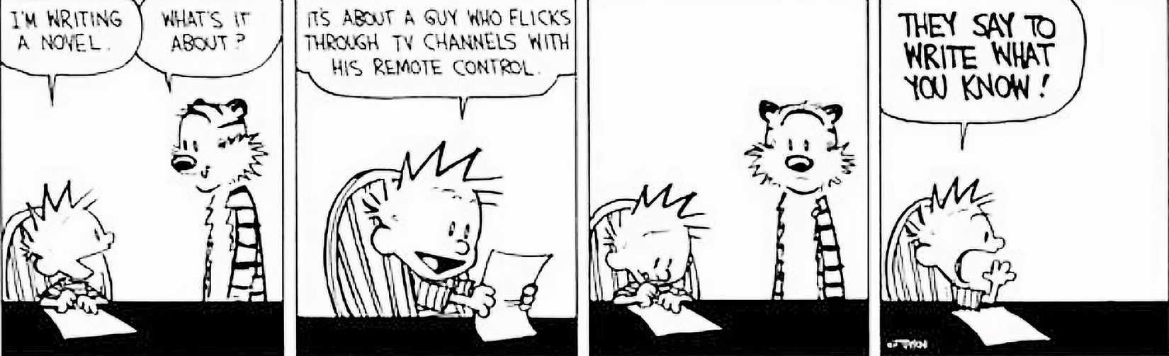 10 Genius Calvin and Hobbes Comics That Make Writing Hilarious