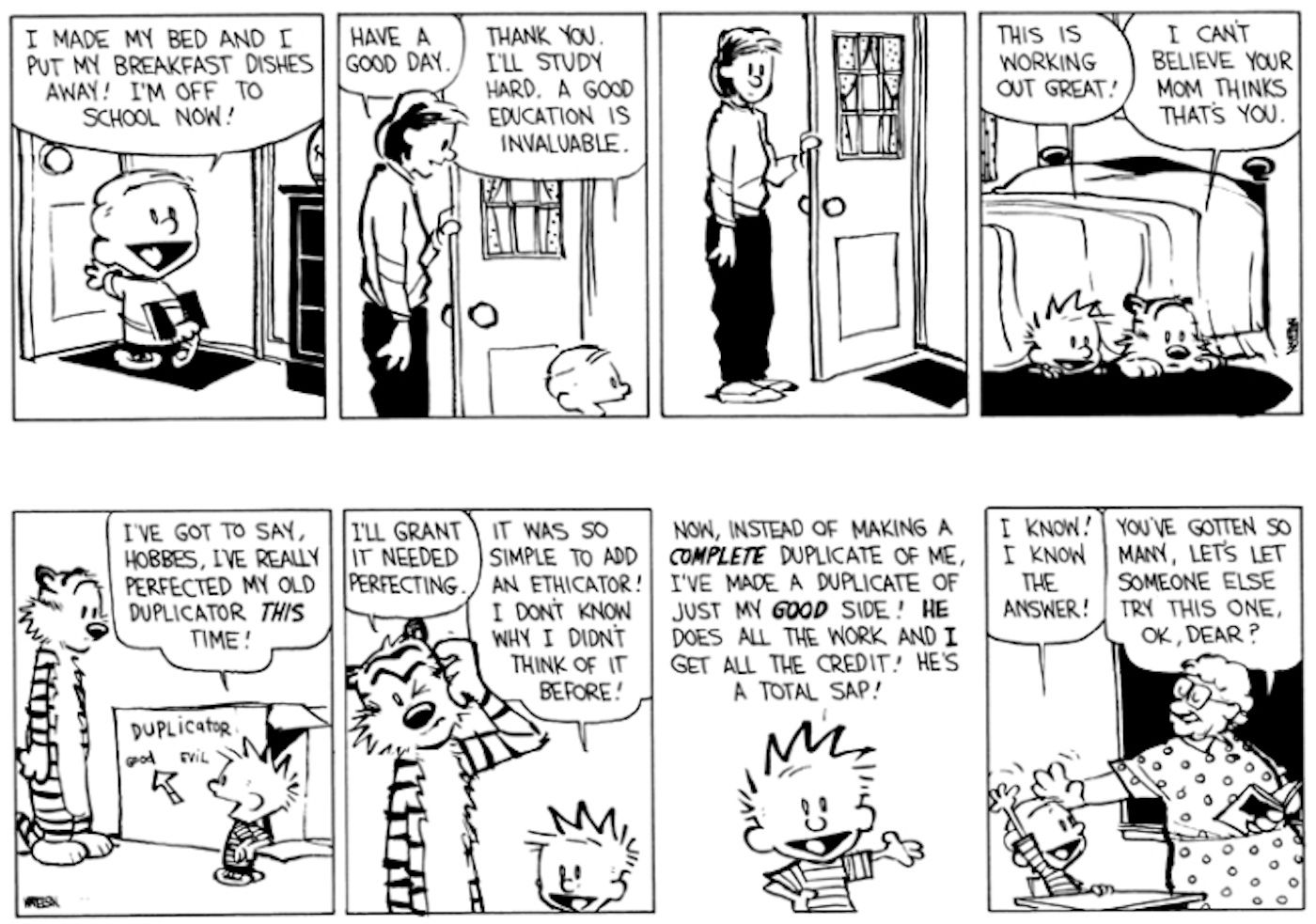 10 Best Calvin and Hobbes Science Fiction Storylines, Ranked