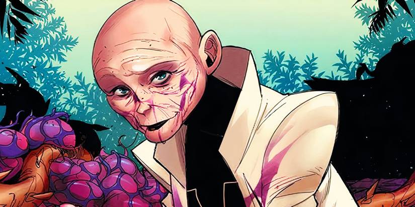Cassandra Nova in the woods in Marvel Comics