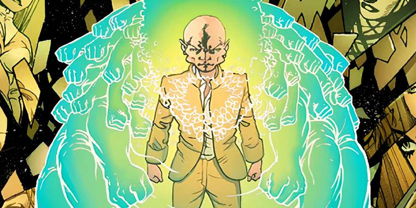 Cassandra Nova using a shield in Marvel Comics