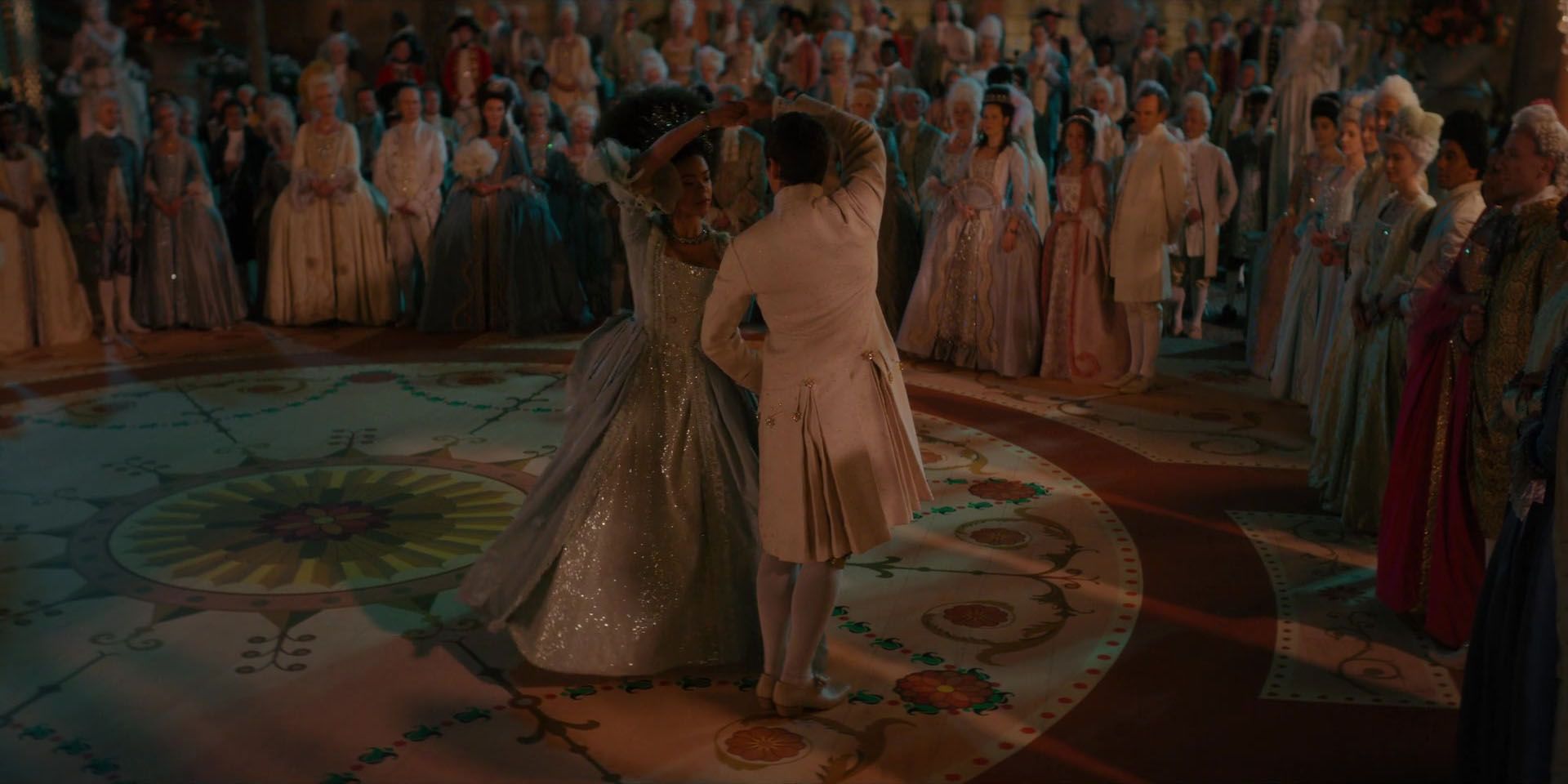 Charlotte (India Amarteifio) & George (Corey Mylchreest) Dancing In Queen Charlotte: A Bridgerton Story Season 1, Episode 6, 