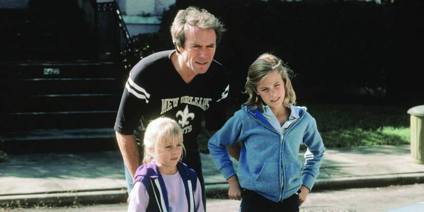 Clint Eastwood, Alison Eastwood and Jenny Beck together as they observe something in тιԍнтrope