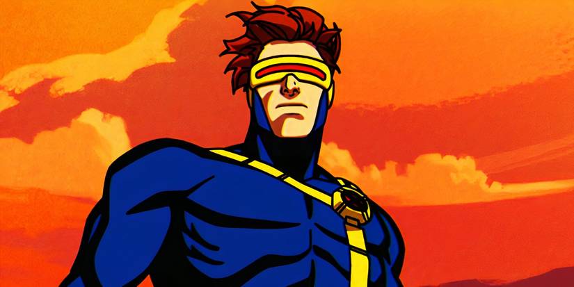 Ciclope liderando os X-Men em X-Men '97