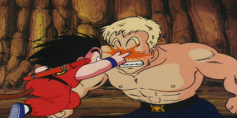 Goku uses Rock Scissors on General Blue