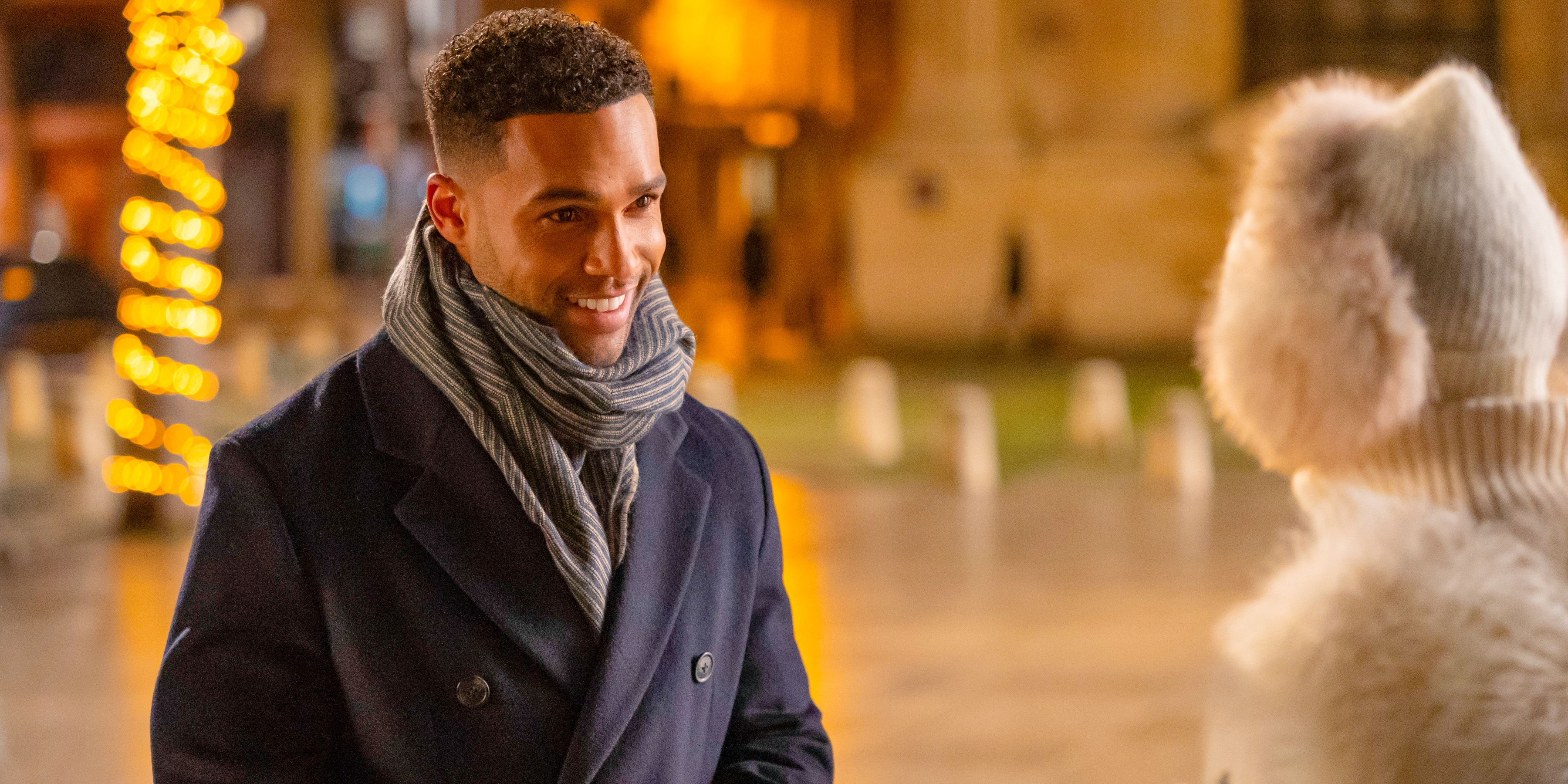 Alfie (Lucien Laviscount) smiling at Emily in Emily in Paris Season 4 Part 2 trailer