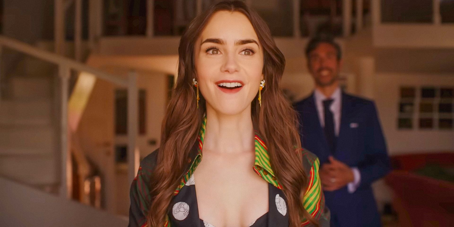 Emily (Lily Collins) surprised to see the beautiful views of Rome in Emily in Paris Season 4 Part 2 trailer