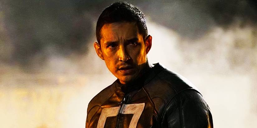 Gabriel Luna's Robbie Reyes as Ghost Rider in Agents of SHIELD looking offscreen