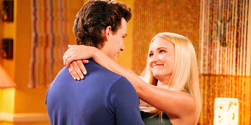 Georgie and Mandy have their arms around each other in the Young Sheldon sequel.